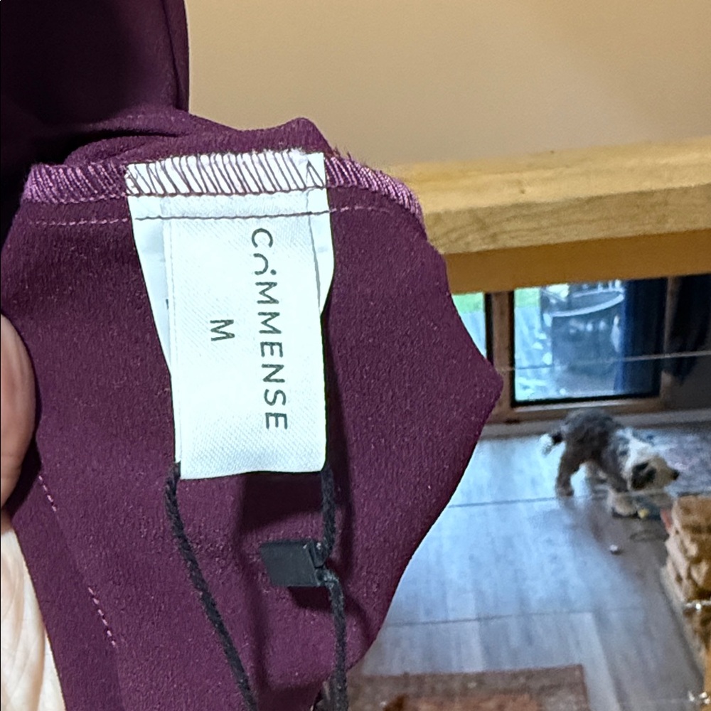 Commense Halter Neck Purple Tank Top - Picture 2 of 5